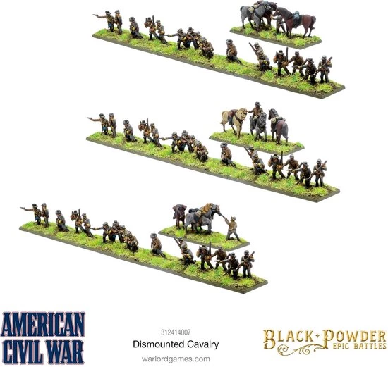 Epic Battles: ACW Epic Battles: American Civil War Dismounted Cavalry 4 Epic Battles: ACW Epic Battles: American Civil War Dismounted Cavalry - Afbeelding 2