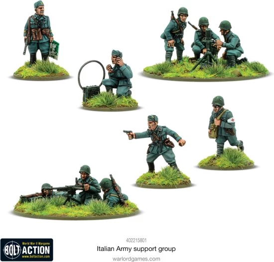 Bolt Action Italian Army Support Group 4 Bolt Action Italian Army Support Group - Afbeelding 2