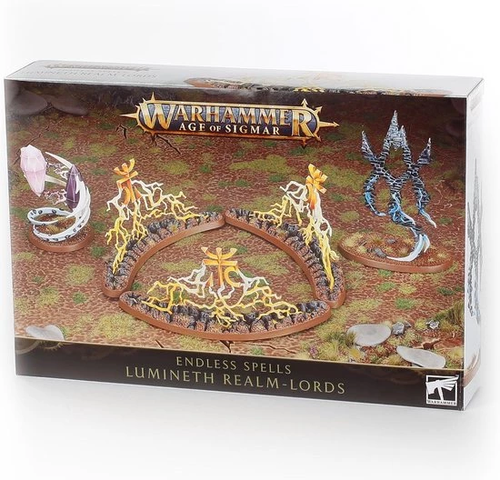 Games Workshop Warhammer Age Of Sigmar - Endless Spells: Lumineth Realm-Lords 3 Games Workshop Warhammer Age Of Sigmar - Endless Spells: Lumineth Realm-Lords