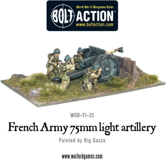 Bolt Action French Army 75mm Light Artillery 5 Bolt Action French Army 75mm Light Artillery - Afbeelding 3