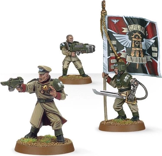 Games Workshop Warhammer 40.000 Astra Militarum Cadian Command Squad 4 Games Workshop Warhammer 40.000 Astra Militarum Cadian Command Squad - Afbeelding 2