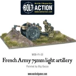 Bolt Action French Army 75mm Light Artillery