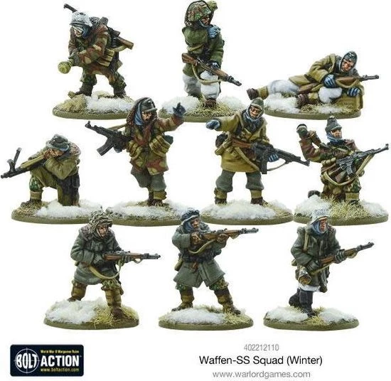 Bolt Action Winter SS Squad Box 4 Bolt Action Winter SS Squad Box - Afbeelding 2