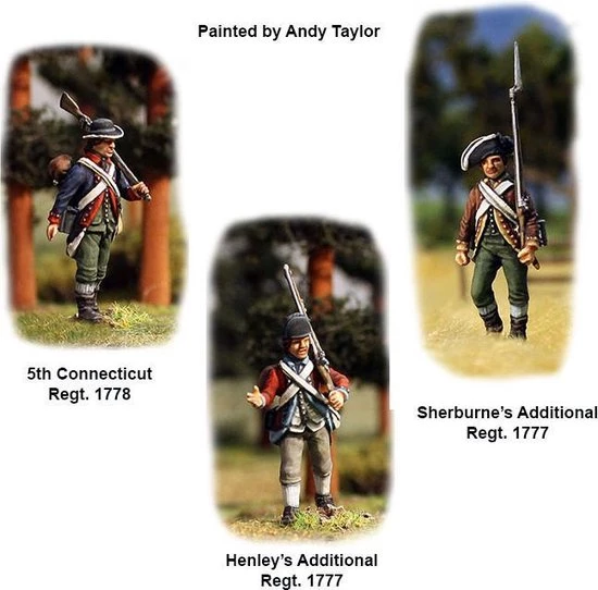 Perry Miniatures American War Of Independence Continental Infantry 1776-1783 8 Perry Miniatures American War Of Independence Continental Infantry 1776-1783 - Afbeelding 6