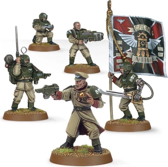 Games Workshop Warhammer 40.000 Astra Militarum Cadian Command Squad 3 Games Workshop Warhammer 40.000 Astra Militarum Cadian Command Squad