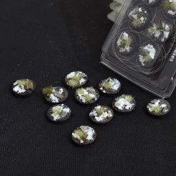 Gamer's Grass Winter Bases Pre-Painted (10x 25mm Round ) -wargaming Verkoop 550x548 3
