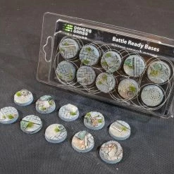 Gamer's Grass Urban Warfare Bases Pre-Painted (10x 25mm Round )