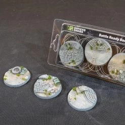 Gamer's Grass Urban Warfare Bases Pre-Painted (3x 50mm Round)