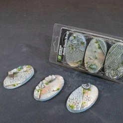 Gamer's Grass Urban Warfare Bases Pre-Painted (3x75mm Oval)