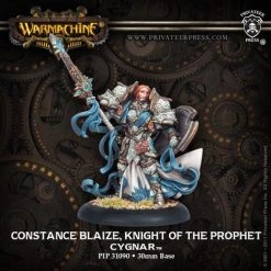 Privateer Press Cygnar Constance Blaize, Knight Of The Prophet