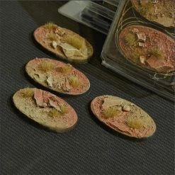 Gamer's Grass Badlands Bases Pre-Painted (4x 60mm Oval) -wargaming Verkoop 550x550 161