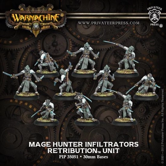 Privateer Press Retribution Mage Hunter Infiltrators 3 Privateer Press Retribution Mage Hunter Infiltrators