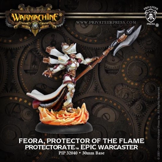 Privateer Press Protectorate Feora, Protector Of The Flame 3 Privateer Press Protectorate Feora, Protector Of The Flame