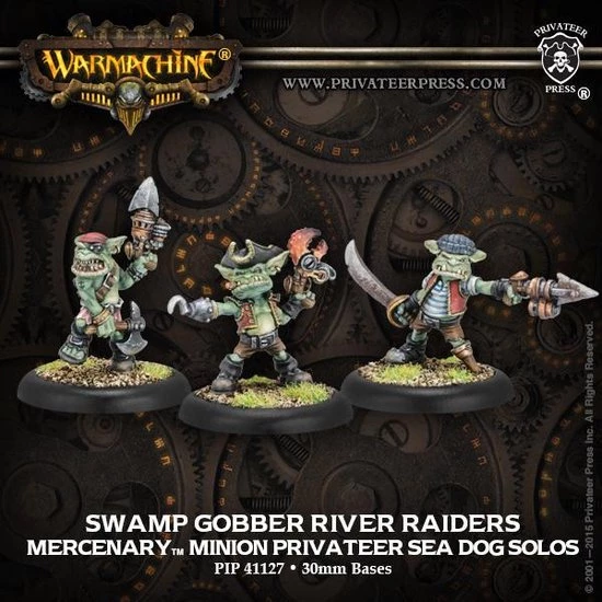 Privateer Press Mercenaries Swamp Gobber River Raiders 3 Privateer Press Mercenaries Swamp Gobber River Raiders