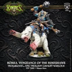 Privateer Press Trollbloods Borka Vengeance Of The Rimeshaw