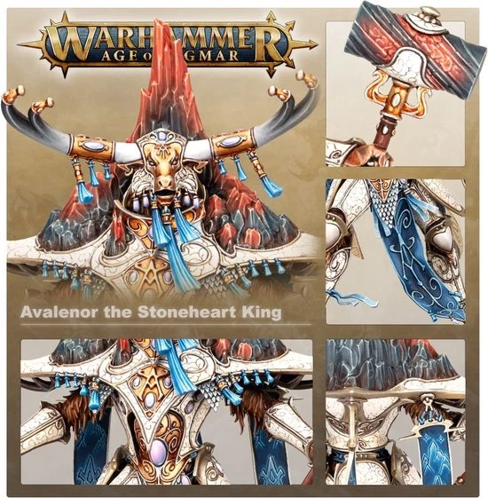 Games Workshop Age Of Sigmar Lumineth Realm-Lords Avalenor The Stoneheart King 8 Games Workshop Age Of Sigmar Lumineth Realm-Lords Avalenor The Stoneheart King - Afbeelding 6