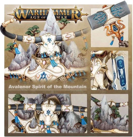 Games Workshop Age Of Sigmar Lumineth Realm-Lords Avalenor The Stoneheart King 7 Games Workshop Age Of Sigmar Lumineth Realm-Lords Avalenor The Stoneheart King - Afbeelding 5