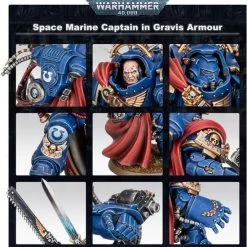 Games Workshop SPACE MARINES CAPTAIN IN GRAVIS ARMOUR -wargaming Verkoop 550x567 20