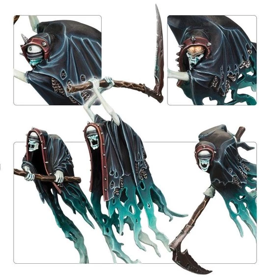Games Workshop Warhammer Age Of Sigmar Nighthaunt Grimghast Reapers 4 Games Workshop Warhammer Age Of Sigmar Nighthaunt Grimghast Reapers - Afbeelding 2