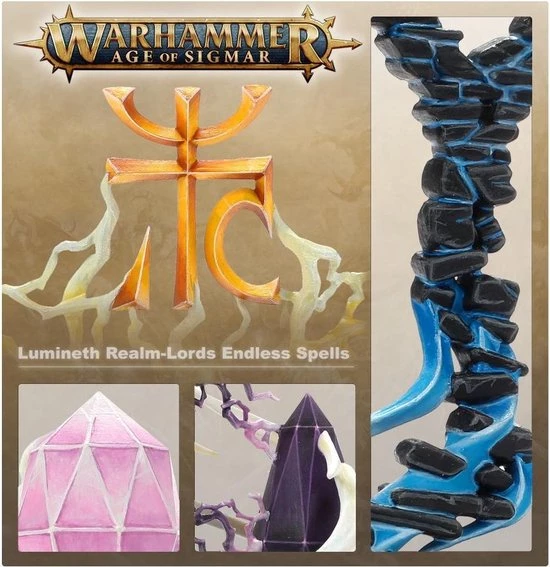 Games Workshop Warhammer Age Of Sigmar - Endless Spells: Lumineth Realm-Lords 8 Games Workshop Warhammer Age Of Sigmar - Endless Spells: Lumineth Realm-Lords - Afbeelding 6