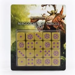 Games Workshop Maggotkin Of Nurgle Dice Set