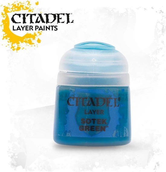 Citadel Layer: Sotek Green 12ml Paint 4 Citadel Layer: Sotek Green 12ml Paint - Afbeelding 2