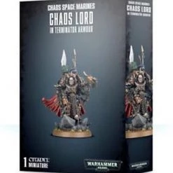Games Workshop Warhammer 40.000 Chaos Space Marines Chaos Lord In Terminator Armour -wargaming Verkoop 550x579