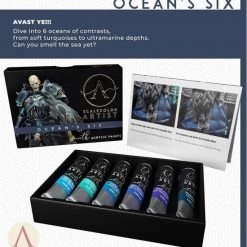Scale 75 Ocean's Six Scalecolor Artist - 6 Kleuren - 20 Ml - SSAR-06 -wargaming Verkoop 550x612 2