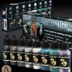 Scale 75 Metal'n Alchemy - Steel Metallic Paint Set - 8 Kleuren - 17ml - SSE-009 -wargaming Verkoop 550x613 10