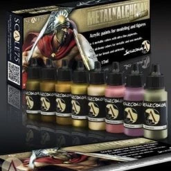 Scale 75 Metal'n Alchemy - Golden Metallic Paint Set - 8 Kleuren - 17ml - SSE-010 11 Scale 75 Metal'n Alchemy - Golden Metallic Paint Set - 8 Kleuren - 17ml - SSE-010 -wargaming Verkoop 550x614 3