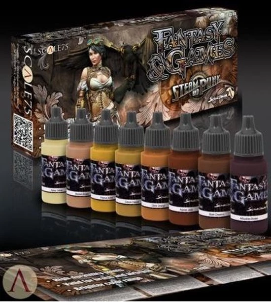 Scale 75 Steam And Punk - Fantasy & Games - 8 Kleuren - 17ml - SSE-018 5 Scale 75 Steam And Punk - Fantasy & Games - 8 Kleuren - 17ml - SSE-018 - Afbeelding 3