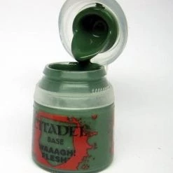 Warhammer Games Workshop Citadel Base Paint - Waaagh! Flesh -wargaming Verkoop 550x628 2