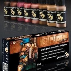 Scale 75 Metal'n Alchemy - Copper Metallic Paint Set - 8 Kleuren - 17ml - SSE-021