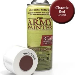 Army Painter Colour Primer - Chaotic Red (400Ml) -wargaming Verkoop 550x686 4