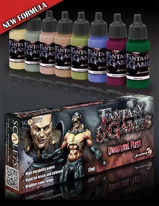 Scale 75 Unnatural Flesh - Fantasy & Games - 8 Kleuren - 17ml - SSE-015 3 Scale 75 Unnatural Flesh - Fantasy & Games - 8 Kleuren - 17ml - SSE-015