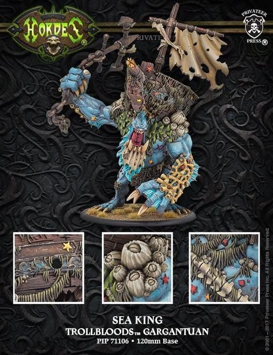 Privateer Press Trollbloods Sea King 3 Privateer Press Trollbloods Sea King