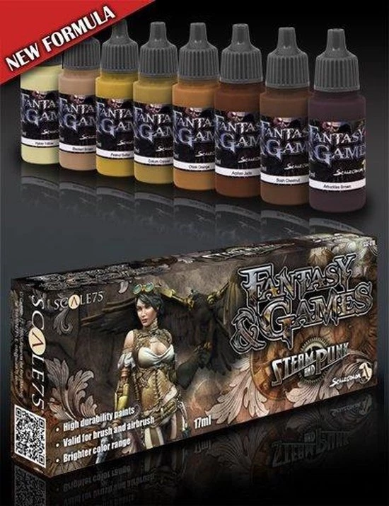 Scale 75 Steam And Punk - Fantasy & Games - 8 Kleuren - 17ml - SSE-018 3 Scale 75 Steam And Punk - Fantasy & Games - 8 Kleuren - 17ml - SSE-018
