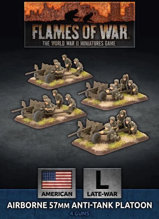 Flames Of War Parachute 57mm Anti-Tank Platoon (Plastic) 3 Flames Of War Parachute 57mm Anti-Tank Platoon (Plastic)
