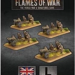Flames Of War Airborne 75mm Light Troop (Plastic)