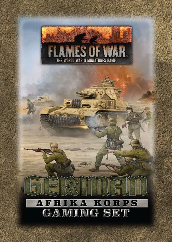 Flames Of War German Afrika Korps Gaming Tin 3 Flames Of War German Afrika Korps Gaming Tin