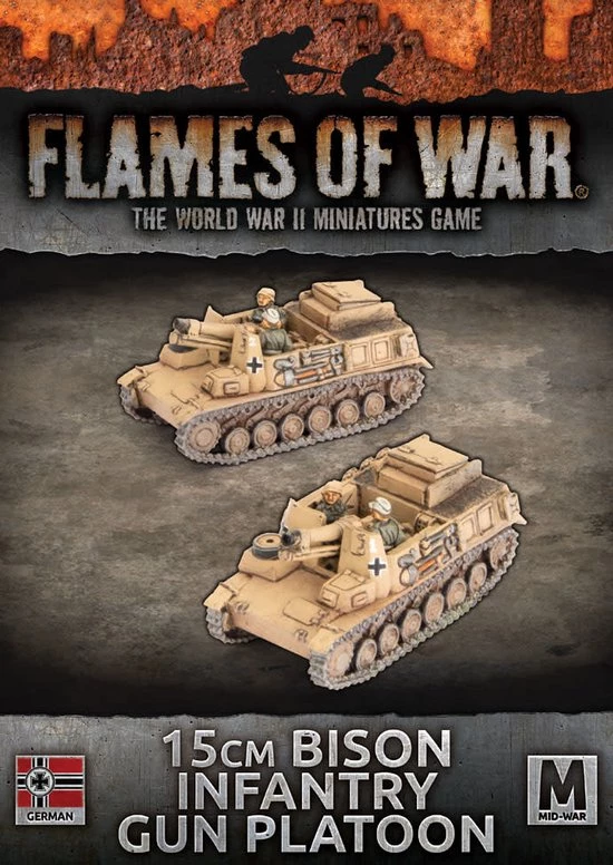 Flames Of War 15cm Bison Infantry Gun Platoon 3 Flames Of War 15cm Bison Infantry Gun Platoon