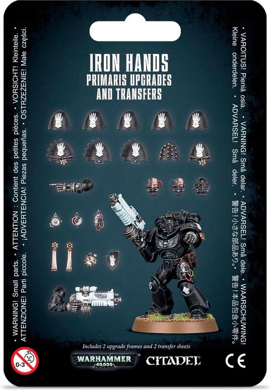 Games Workshop Warhammer 40.000 Iron Hands Primaris Upgrades & Transfers 3 Games Workshop Warhammer 40.000 Iron Hands Primaris Upgrades & Transfers
