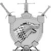 Metal Earth ICONX Game Of Thrones - House Stark Wapenschild -wargaming Verkoop 550x809 2