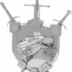 Metal Earth ICONX Game Of Thrones - House Stark Wapenschild -wargaming Verkoop 550x827 1