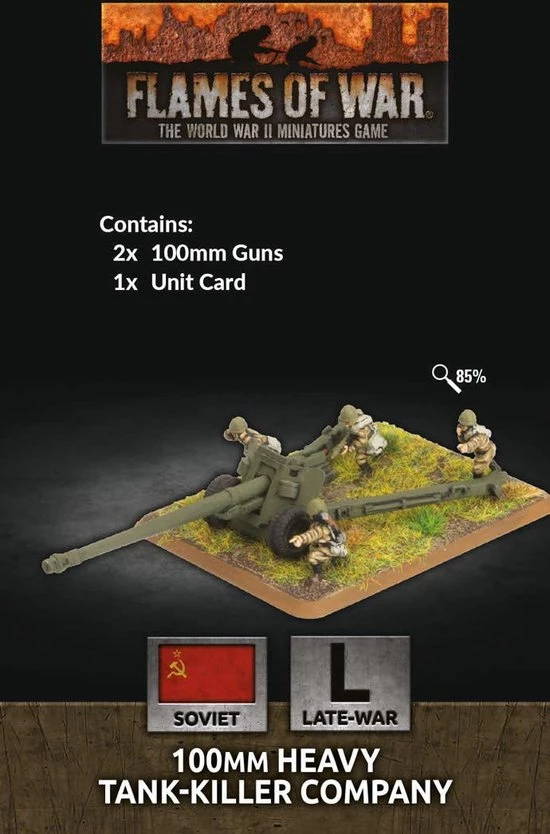 Flames Of War 100mm Heavy Tank-Killer Company 3 Flames Of War 100mm Heavy Tank-Killer Company